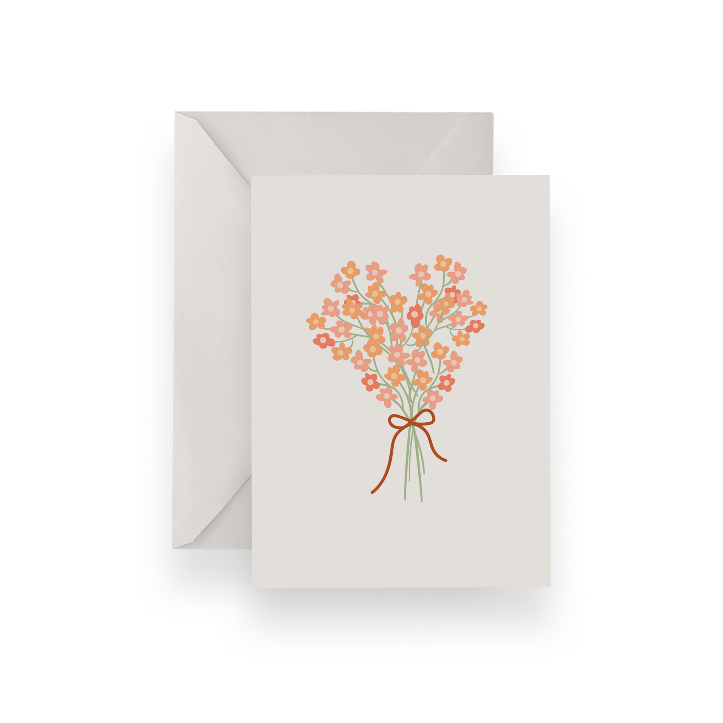 Bouquet Heart Birthday Card