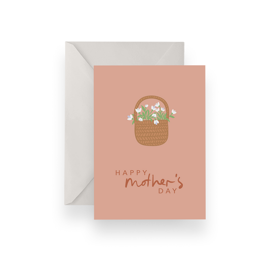 Basket of Mum Card