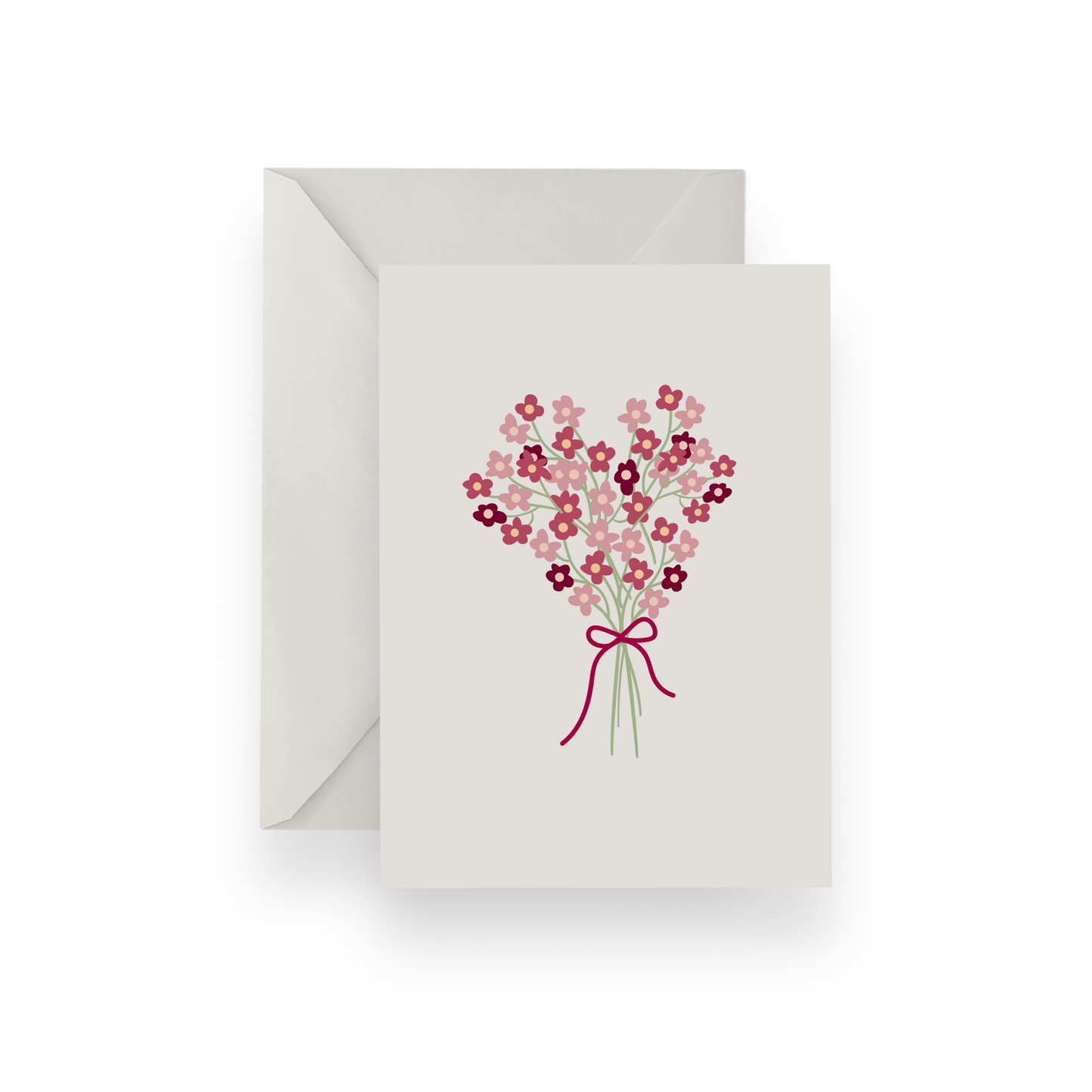 Heart Bouquet Card