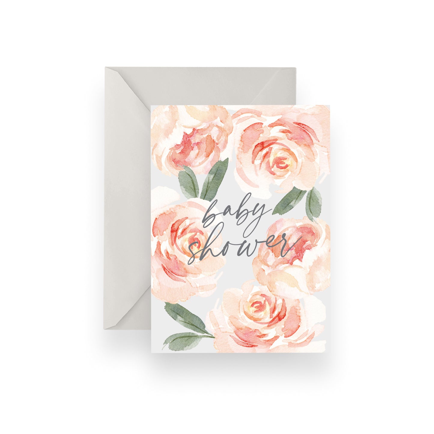 Floral Baby Shower Card