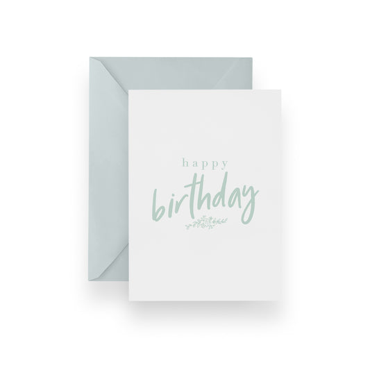 Floral Birthday Card