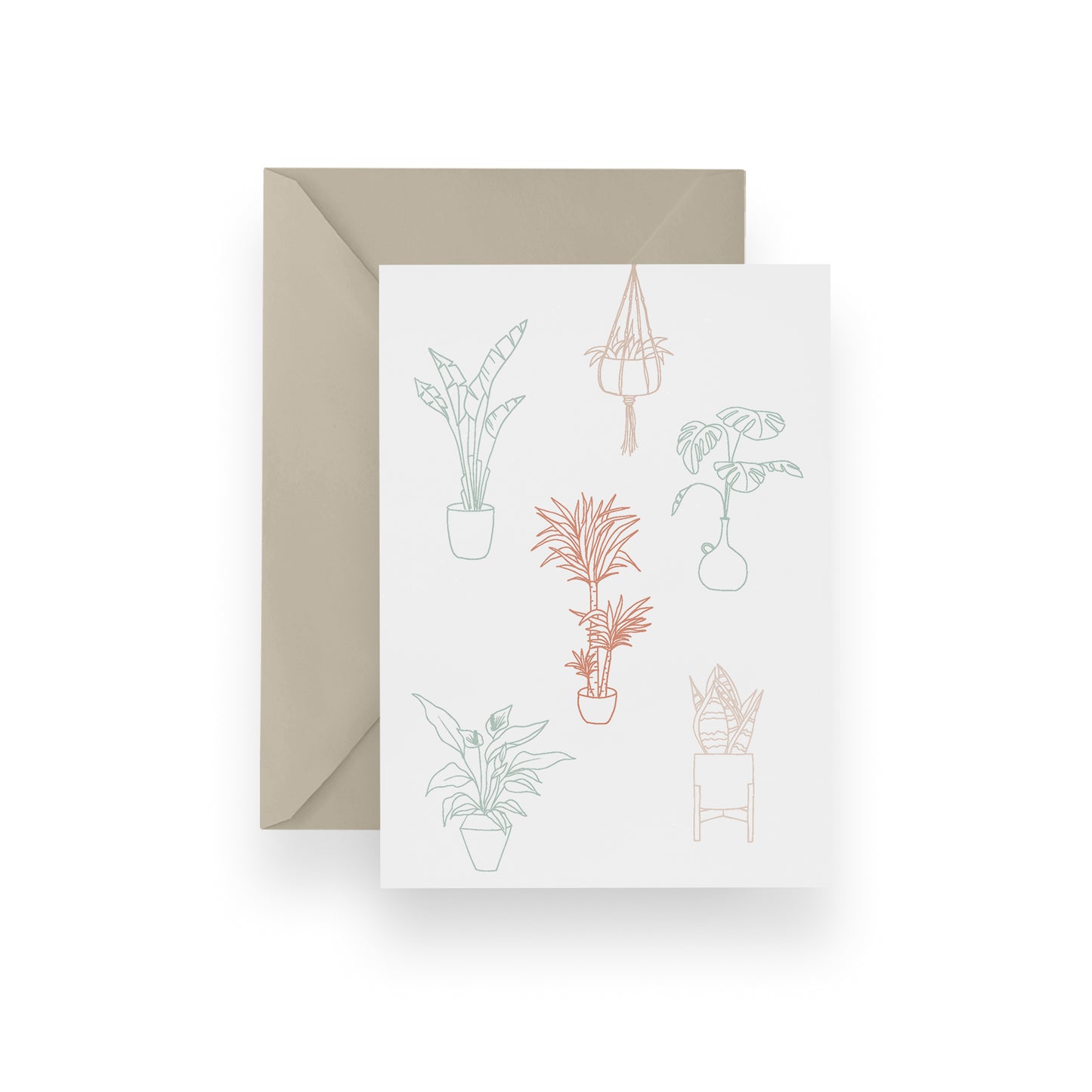 Plant Multicolour Card