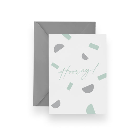 Hooray Speckles Card