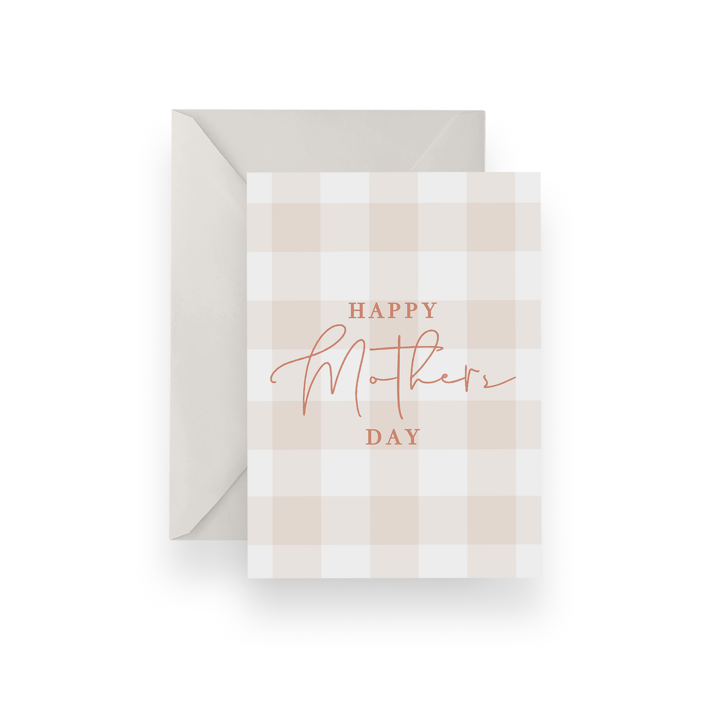 Gingham Mother Card