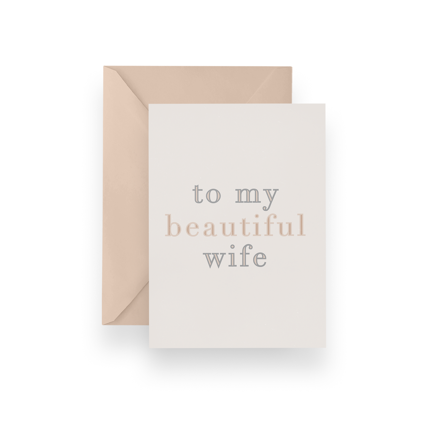 Beautiful Wife Card