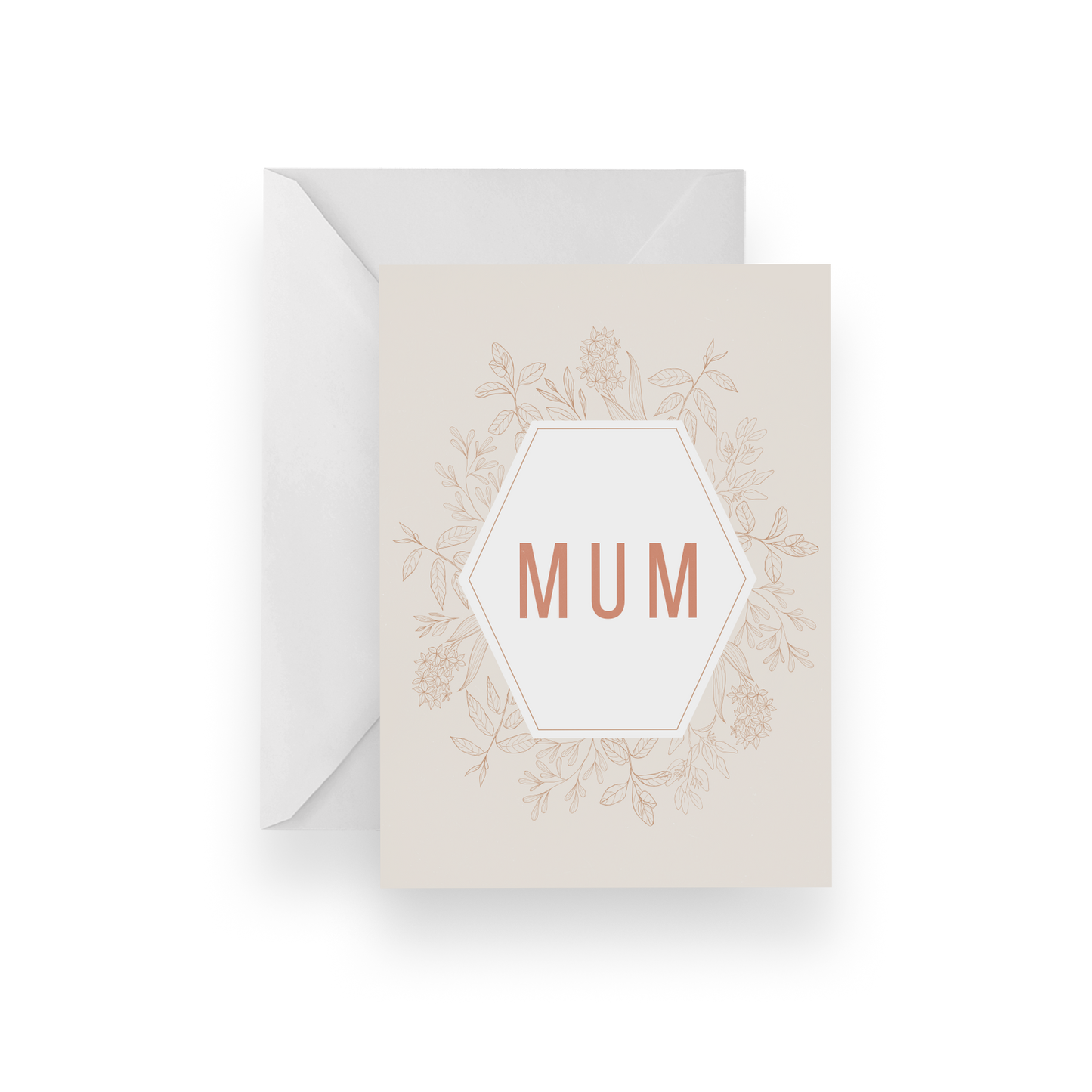 Wreath Mum Card