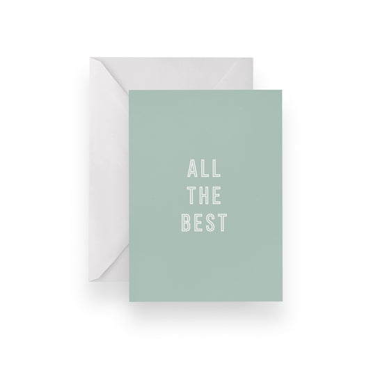 Mint All The Best Card