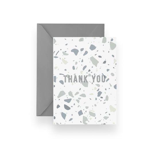 Terrazzo Thank You Card