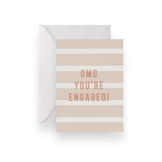 OMG Engaged Card