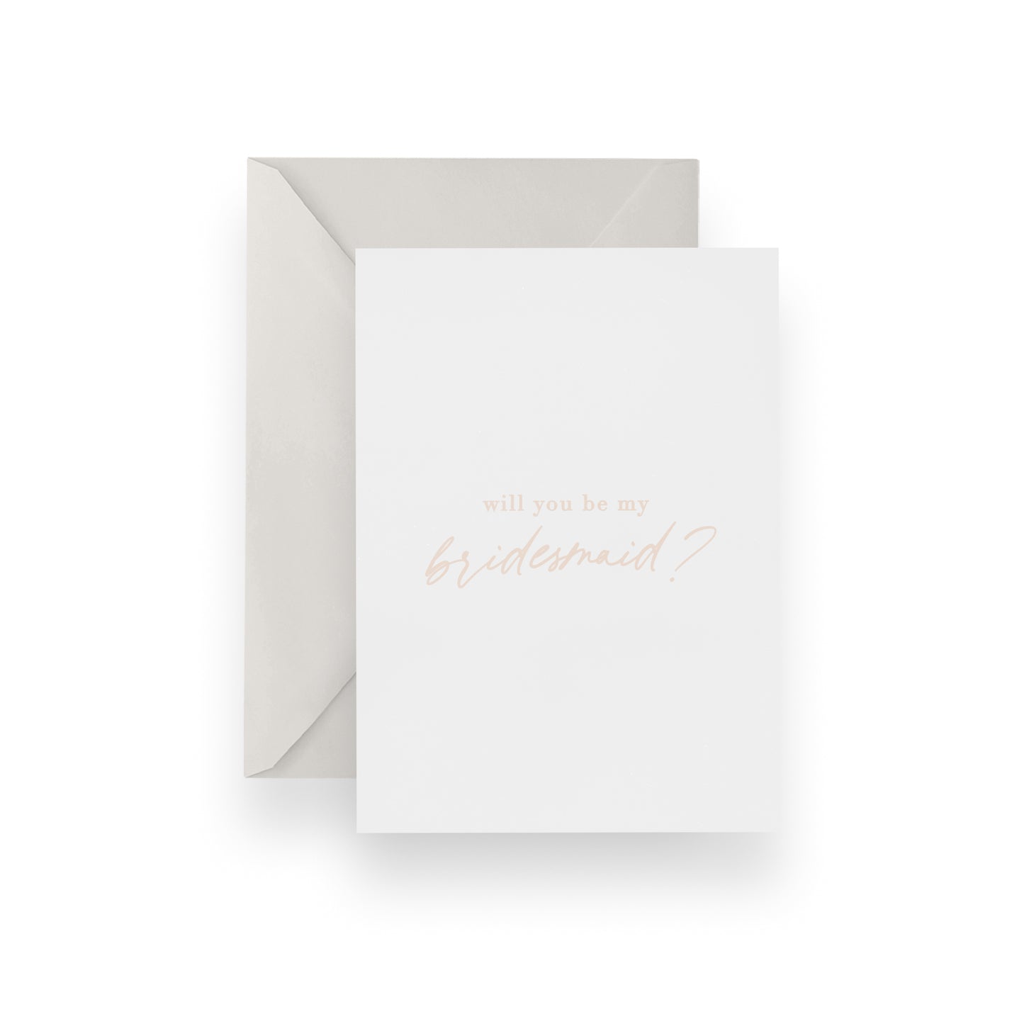 Be My Bridesmaid Card