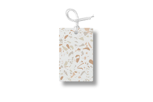 Pink Terrazzo Gift Tag