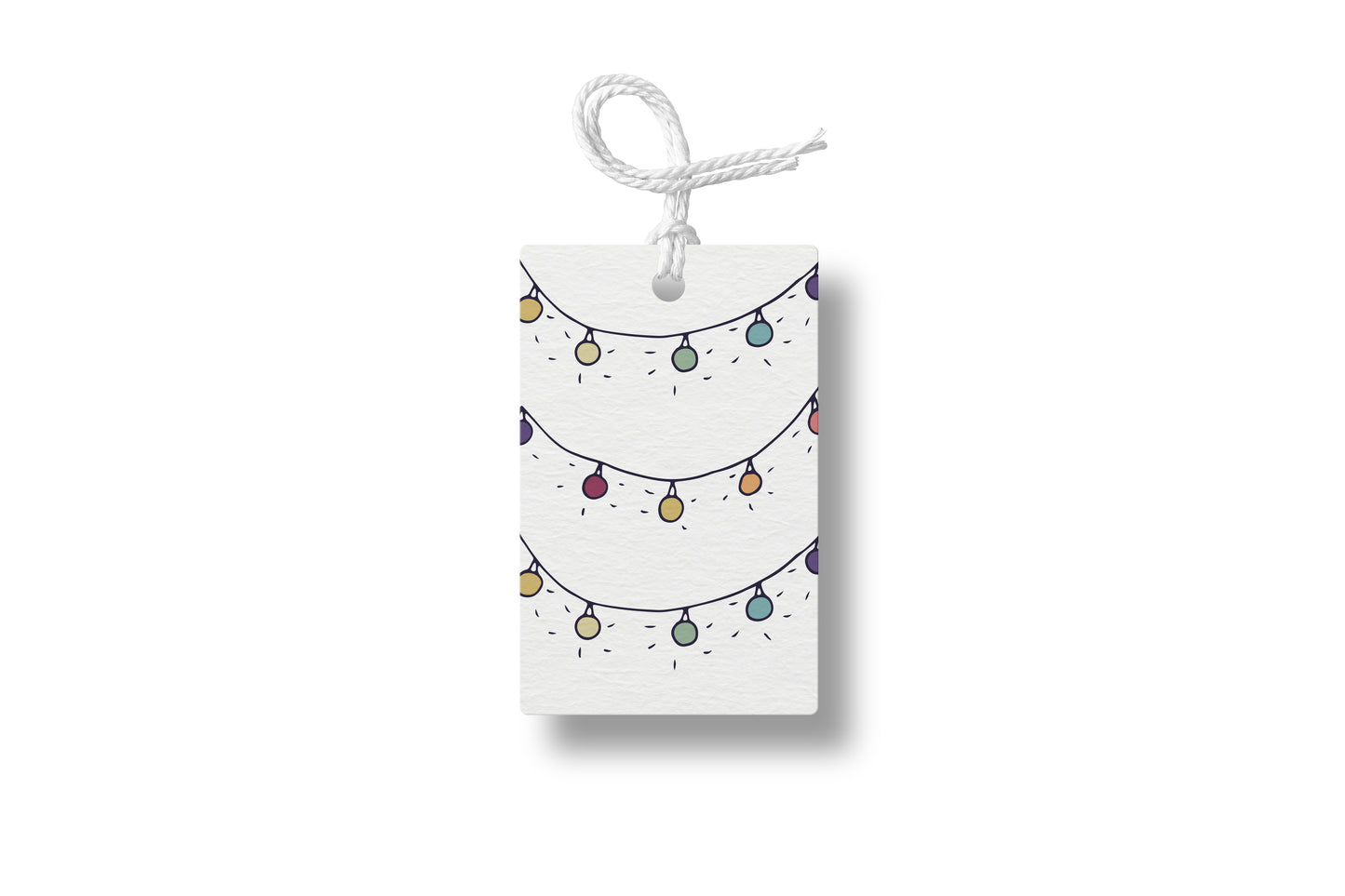 String Lights Gift Tag