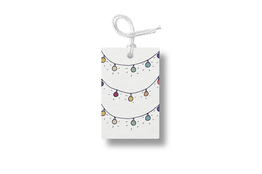 String Lights Gift Tag