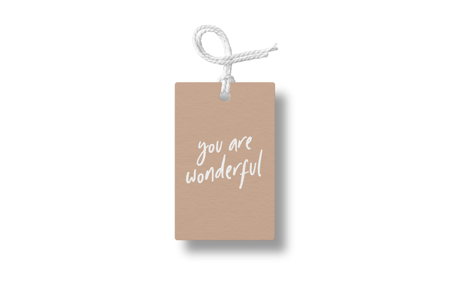 You Are Wonderful Gift Tag