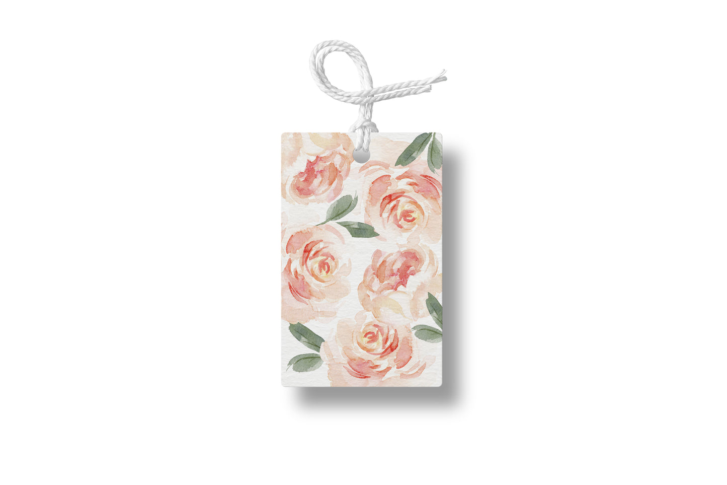 Pink Floral Gift Tag