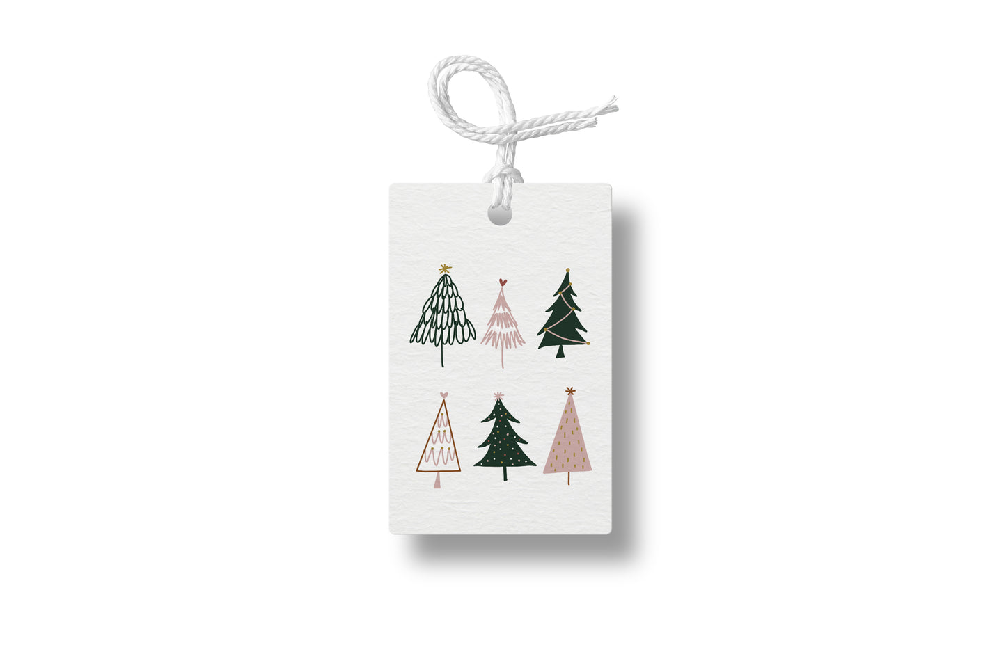 6 Trees Gift Tag