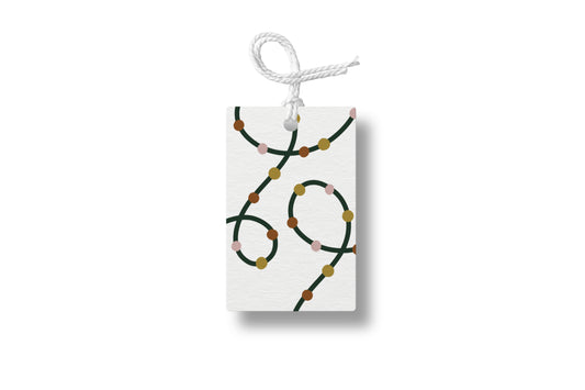 Xmas Lights Gift Tag