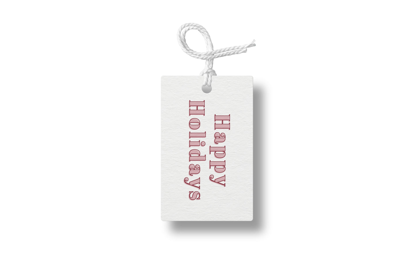 Happy Holidays Gift Tag